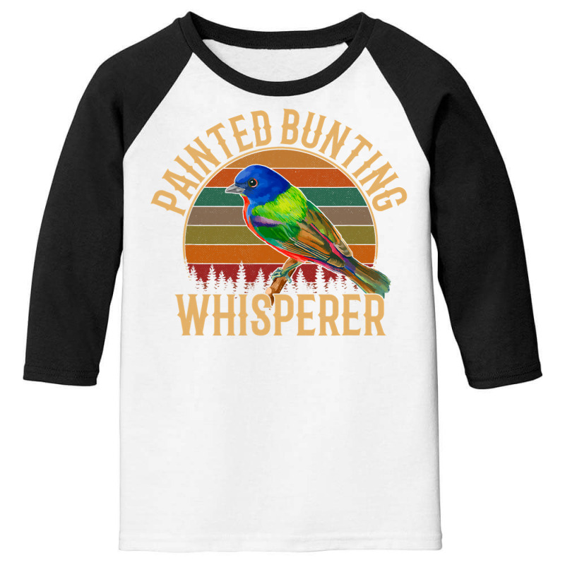 Painted Bunting Whisperer, Bird Lover Youth 3/4 Sleeve by JamesArtists | Artistshot