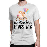 Hamsters On Bike My Grandma Loves Me Classic T-shirt | Artistshot