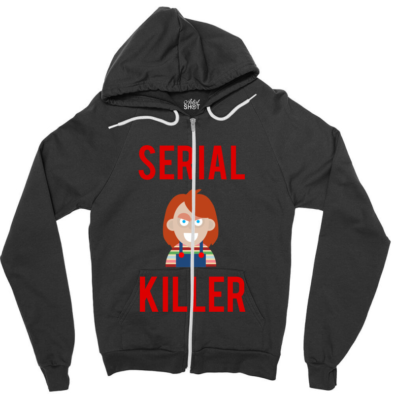 Serial Killer Zipper Hoodie by Cypryanus | Artistshot