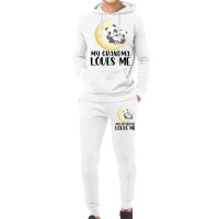 Panda Moon  Grandma Loves Me Hoodie & Jogger Set | Artistshot