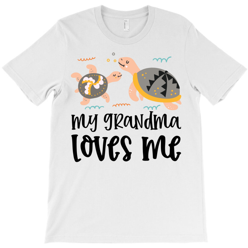 Turtles Grandma Loves Me T-Shirt by CueTrendyFinds | Artistshot