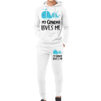 Whales Grandma Loves Me Hoodie & Jogger Set | Artistshot