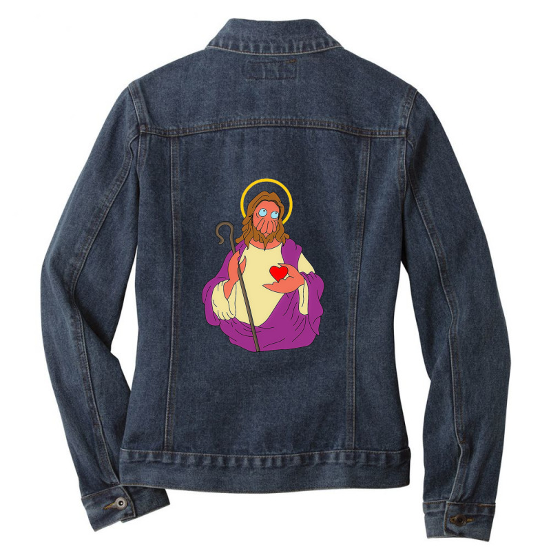 The Bender Of Future Prime Edition 03 1 Ladies Denim Jacket by JudithPlagmann | Artistshot