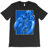 Funny Jumpscare Lobster Meme Blue Crustacean T Shirt T-shirt | Artistshot