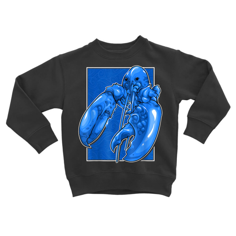 Funny Jumpscare Lobster Meme Blue Crustacean T Shirt Toddler Sweatshirt | Artistshot