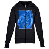 Funny Jumpscare Lobster Meme Blue Crustacean T Shirt Youth Zipper Hoodie | Artistshot