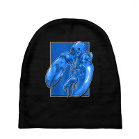 Funny Jumpscare Lobster Meme Blue Crustacean T Shirt Baby Beanies | Artistshot