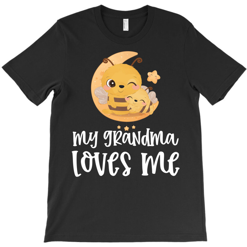 Bees Moon Grandma Loves Me T-Shirt by CueTrendyFinds | Artistshot