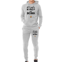 All I Need Is K Pop And Boba Bubble Tea Funny Hoodie & Jogger Set | Artistshot