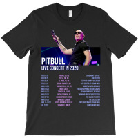 Pitbull Tour Back T-shirt | Artistshot