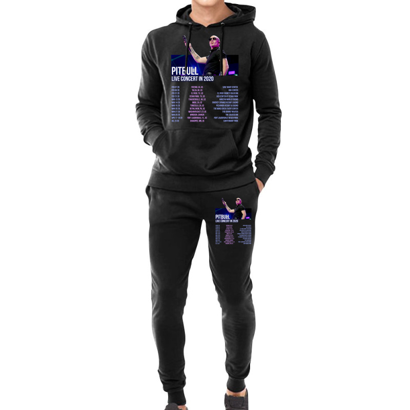 Pitbull Tour Back Hoodie & Jogger set by hujabole880817 | Artistshot