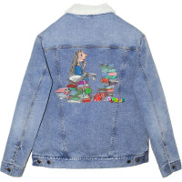 Matilda Wormwood Kids Pullover Nostalgia Unisex Sherpa-lined Denim Jacket | Artistshot