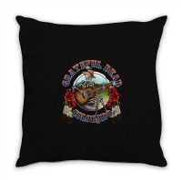 Grateful Guitarist Throw Pillow | Artistshot