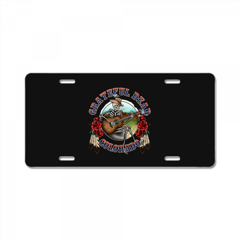 Grateful Guitarist License Plate | Artistshot