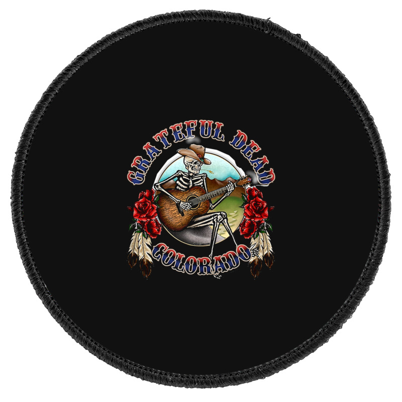 Grateful Guitarist Round Patch | Artistshot