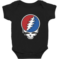 Grateful Skullhead Baby Bodysuit | Artistshot