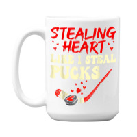 Stealing Heart Like I Steal Pucks Shirt Valentines Day Hocky T Shirt 15 Oz Coffee Mug | Artistshot