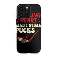 Stealing Heart Like I Steal Pucks Shirt Valentines Day Hocky T Shirt Iphone 13 Pro Case | Artistshot