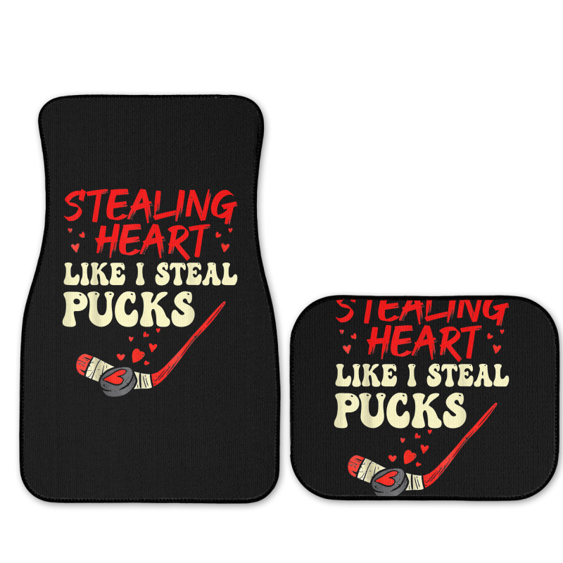 Stealing Heart Like I Steal Pucks Shirt Valentines Day Hocky T Shirt Full Set Car Mats | Artistshot