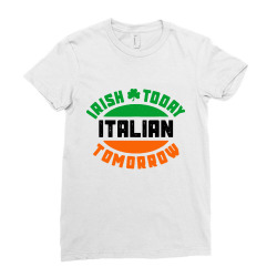irish italian Ladies Fitted T-Shirt | Artistshot