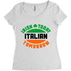 irish italian Women's Triblend Scoop T-shirt | Artistshot