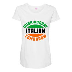 irish italian Maternity Scoop Neck T-shirt | Artistshot