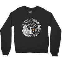 Camping And Bonfire Crewneck Sweatshirt | Artistshot