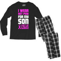 Son  Cleft Palate Gift   Cleft Lip Awareness Men's Long Sleeve Pajama Set | Artistshot