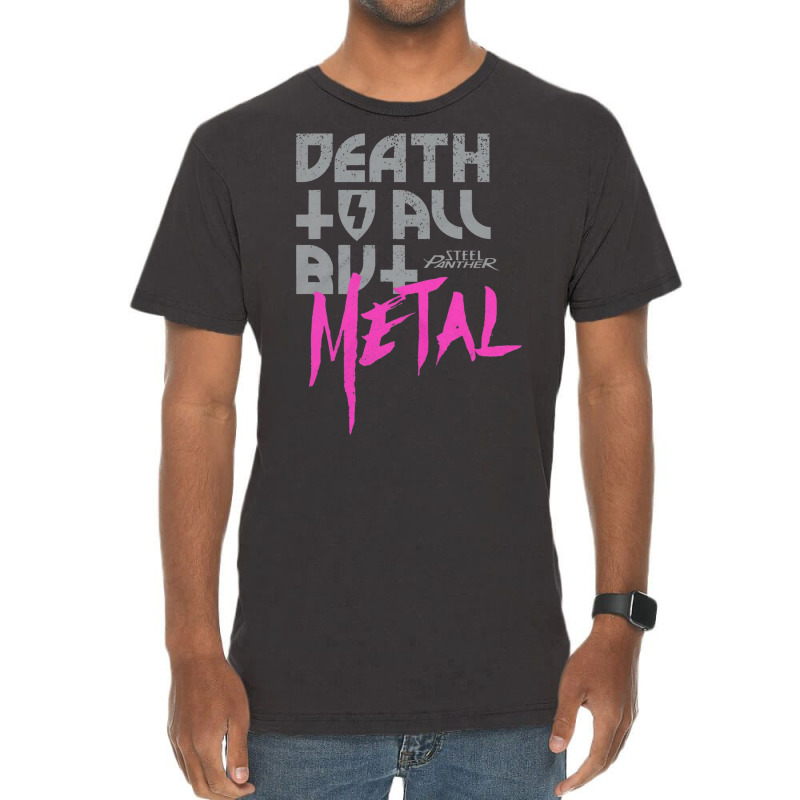 Steel Panther   Death To All But Metal Vintage T-Shirt by baylontajrinf | Artistshot