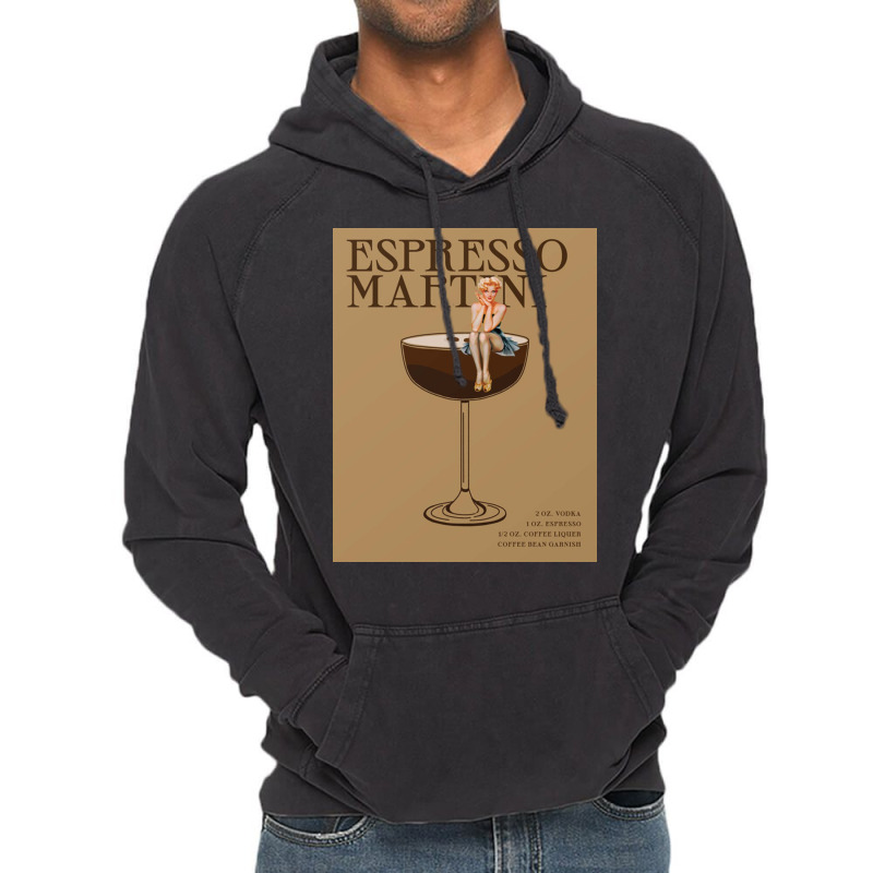 The Espresso Martini Cocktail Vintage Hoodie by myersamb | Artistshot