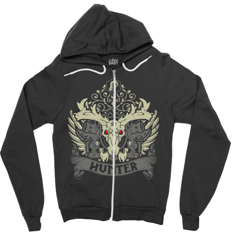 Hunter Elite Edition 1 Zipper Hoodie by HoraceMcgloin | Artistshot