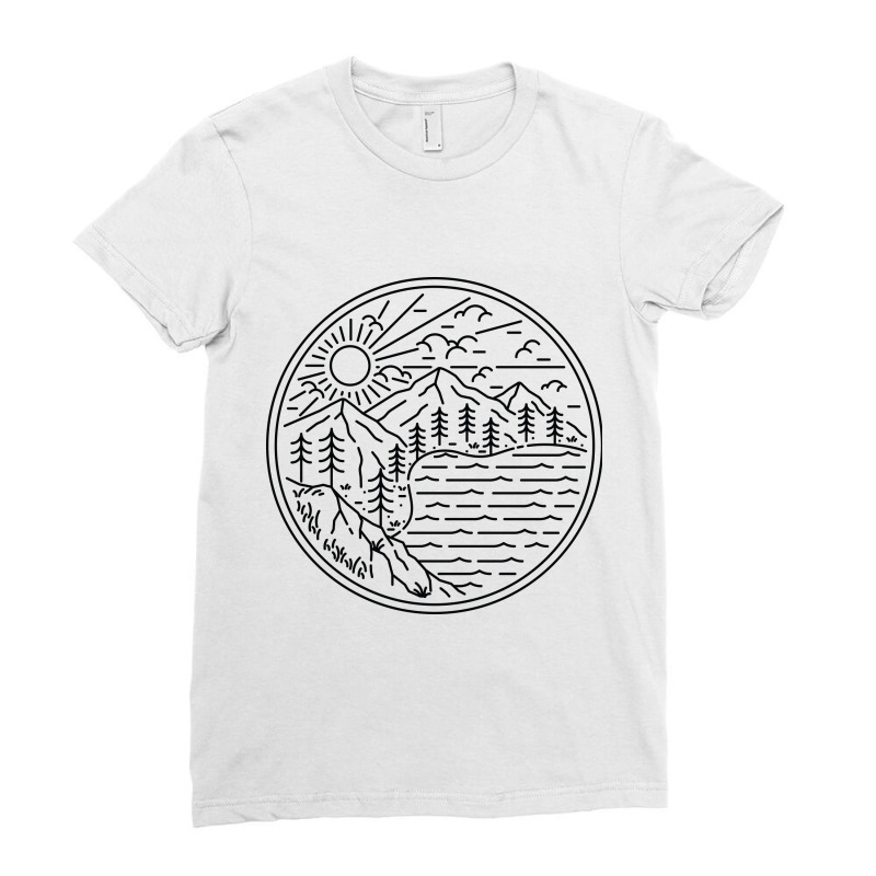 Lake Ladies Fitted T-Shirt by Quilimo | Artistshot