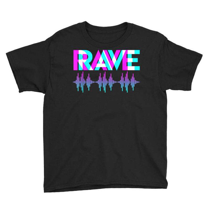 Rave Techno Music Synthesizer Dj Gift Raver T Shirt Youth Tee | Artistshot