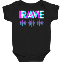 Rave Techno Music Synthesizer Dj Gift Raver T Shirt Baby Bodysuit | Artistshot