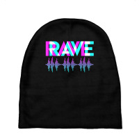 Rave Techno Music Synthesizer Dj Gift Raver T Shirt Baby Beanies | Artistshot