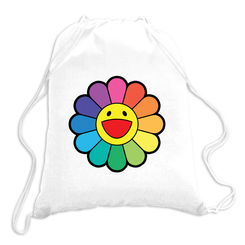 Takashi Murakami Flower Rainbow Tote Bags. By Artistshot