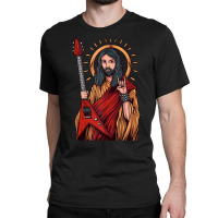 Jesus Playing Heavy Metal Guitar Tank Top Classic T-shirt | Artistshot