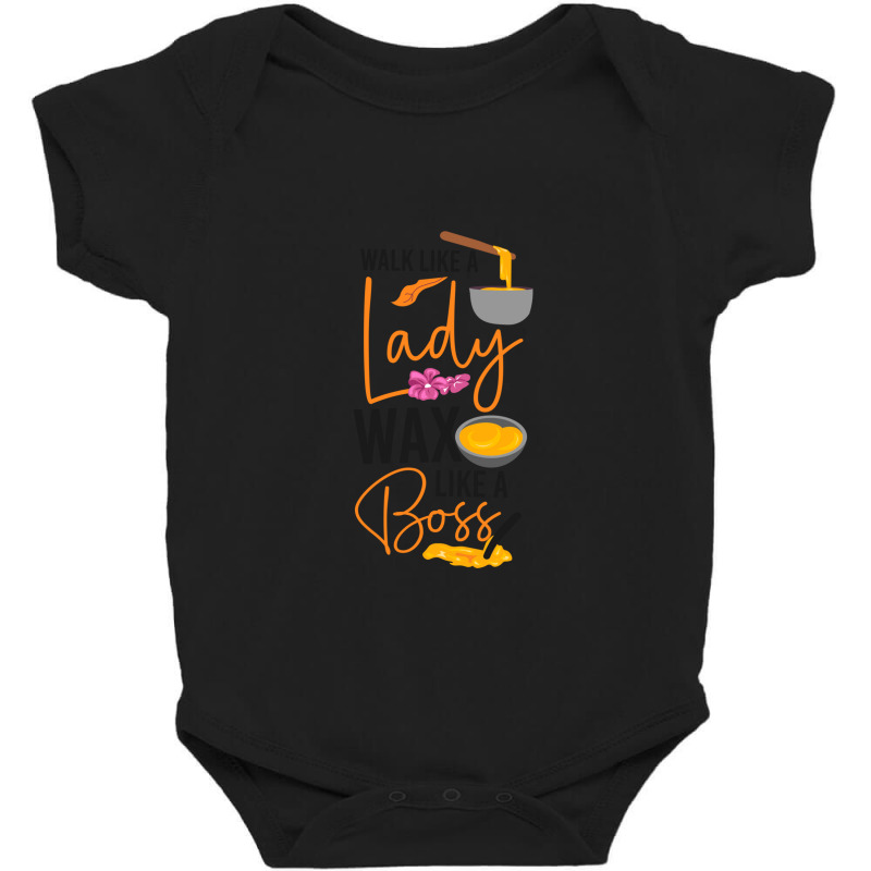 Cute Esthetician Skincare Beautician Waxing Skin Therapist Long Sleeve Baby Bodysuit | Artistshot