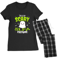 Funny Halloween This Is My Scary Slpa Custome Speech Aide Premium Women's Pajamas Set | Artistshot