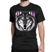 Wolf Head Design Art Predator Face Imprint With Wild Animal T Shirt Classic T-shirt | Artistshot