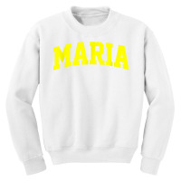 Maria Arch Athletic College University Alumni Style T Shirt Youth Sweatshirt | Artistshot