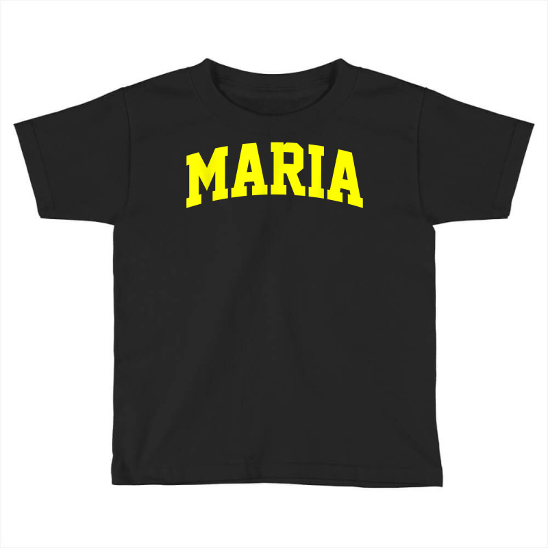 Maria Arch Athletic College University Alumni Style T Shirt Toddler T-shirt by katheleenweb0 | Artistshot