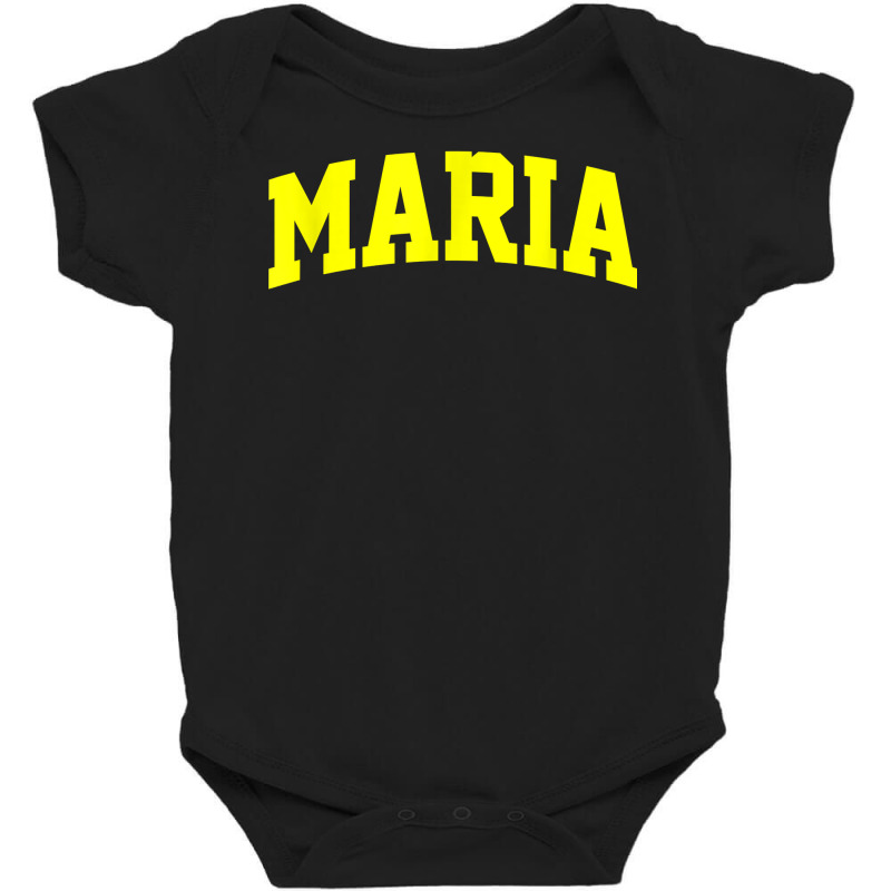 Maria Arch Athletic College University Alumni Style T Shirt Baby Bodysuit by katheleenweb0 | Artistshot