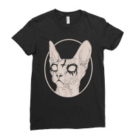 Death Metal Sphynx Cat, Satanic Clothing For Men Women T Shirt Ladies Fitted T-shirt | Artistshot