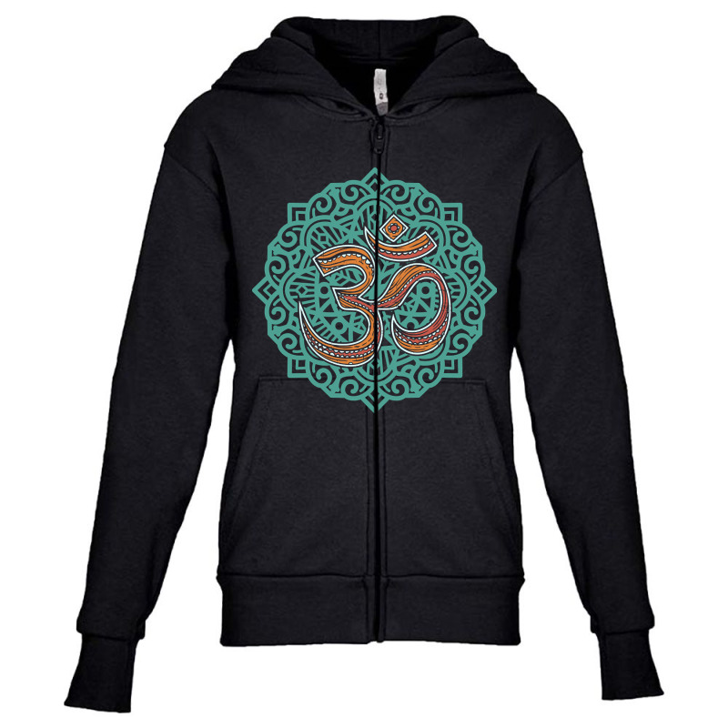 Limited Edition Om Yoga Tribal Goa Sign Youth Zipper Hoodie | Artistshot