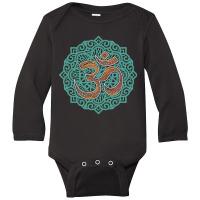 Limited Edition Om Yoga Tribal Goa Sign Long Sleeve Baby Bodysuit | Artistshot