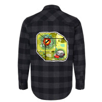 A Mask Is No Protection From A Gelatinous Cube Friend Flannel Shirt | Artistshot