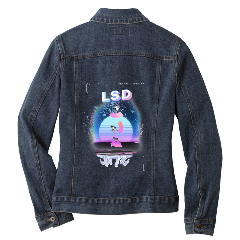 Fate And Prophecy Final Destination Halloween Lsd Marth Melee Retrowav Ladies Denim Jacket by ArlenMadera | Artistshot