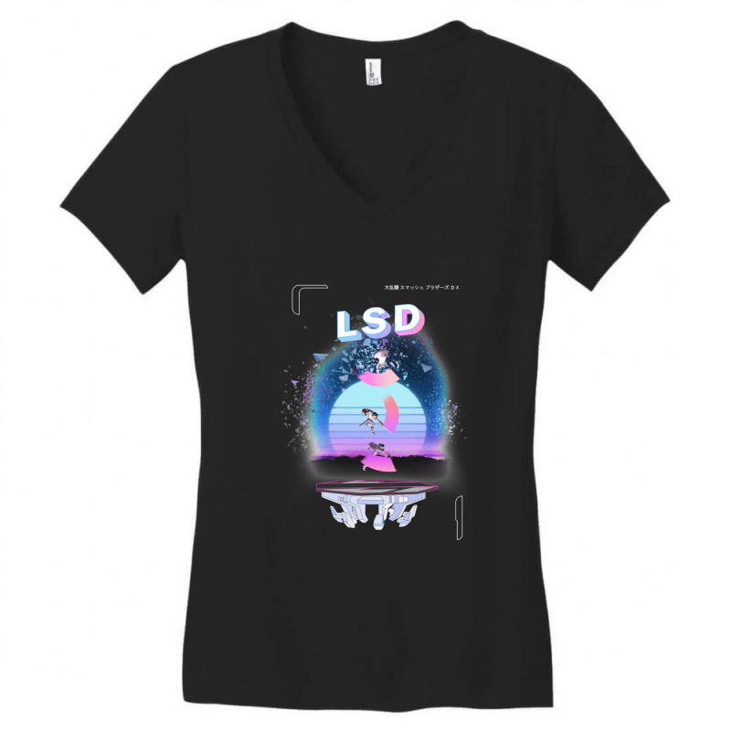 Fate And Prophecy Final Destination Halloween Lsd Marth Melee Retrowav Women's V-Neck T-Shirt by ArlenMadera | Artistshot