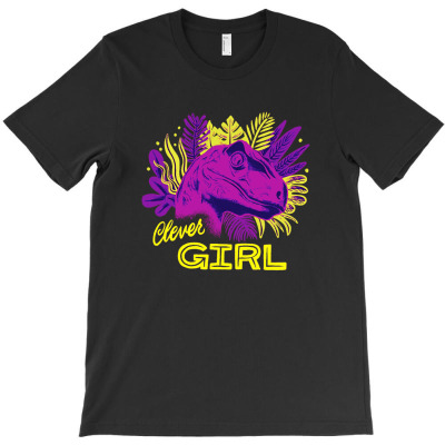 Clever Girl T-shirt Designed By Rakuzanian